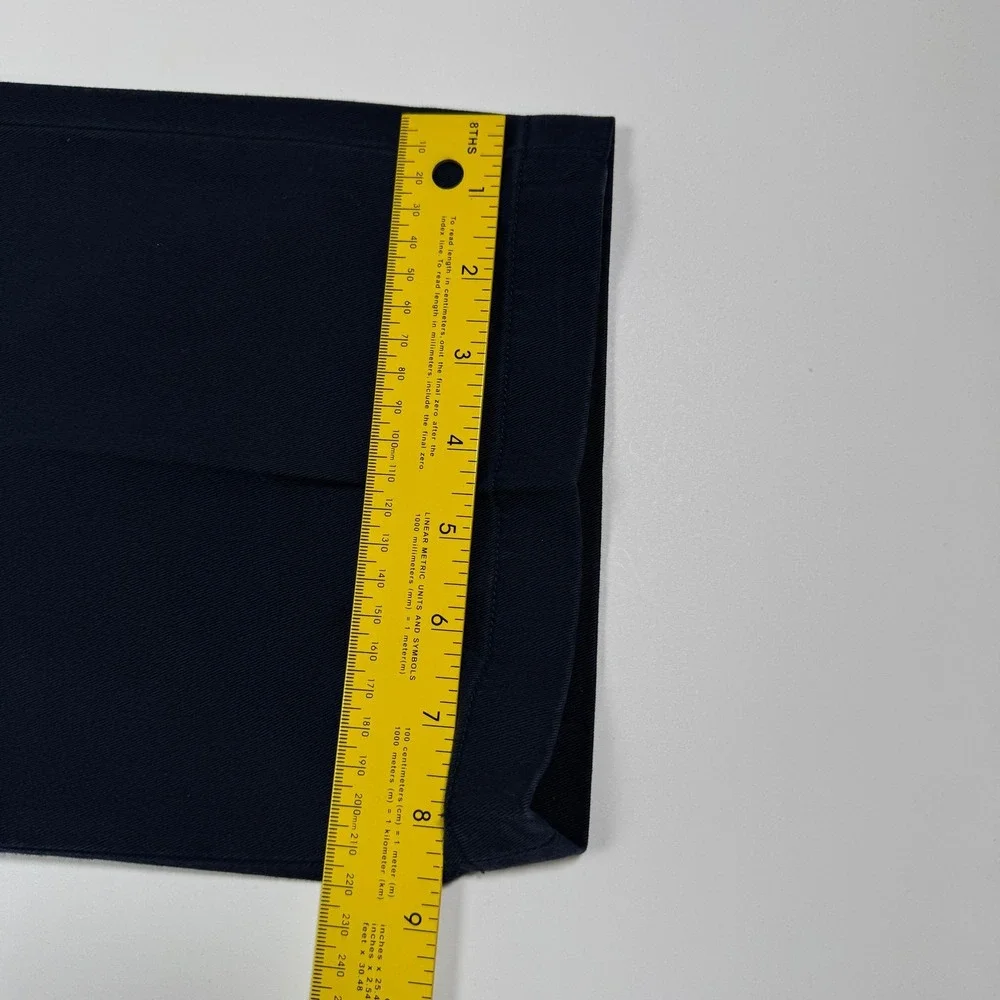 Polo Ralph Lauren Classic Fit Mens Chino Pants 36x32 Navy Blue Cotton Flat Front
